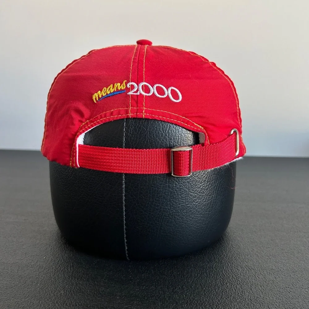 Vintage 2000 M&M Hat Cap Strap Back Adjustable Red Y2K Candy Promo Adult